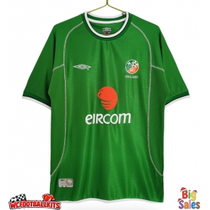 Ireland 2002 Retro Home Shirt Men Short Sleeve