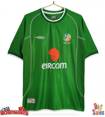 Ireland 2002 Retro Home Shirt Men Short Sleeve