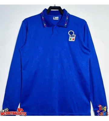 Italy 1994 Retro Home Shirt Men Long Sleeve