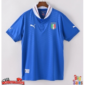 Italy 2012 Retro Home Shirt Men Short Sleeve