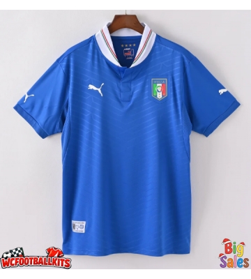 Italy 2012 Retro Home Shirt Men Short Sleeve