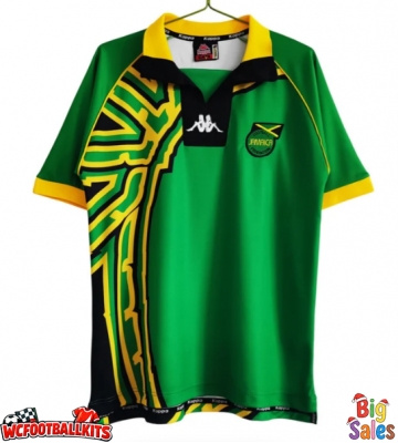 Jamaica 1998 Retro Away Shirt Men Short Sleeve