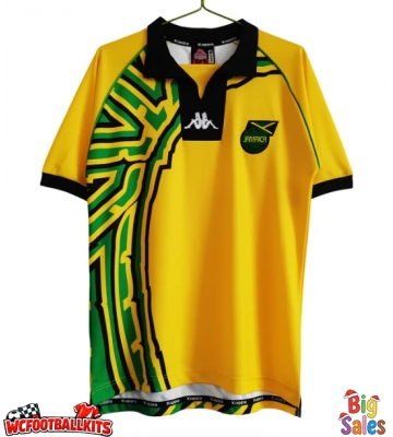 Jamaica 1998 Retro Home Shirt Men Short Sleeve