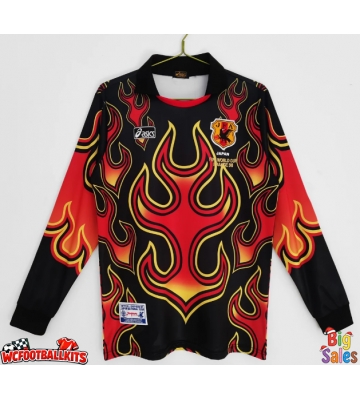 Japan 1998 Goalkeeper Retro Home Shirt Men Long Sleeve