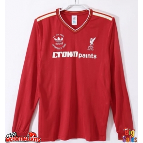 Liverpool 1986-1987 Retro Home Shirt Men Long Sleeve