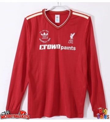 Liverpool 1986-1987 Retro Home Shirt Men Long Sleeve