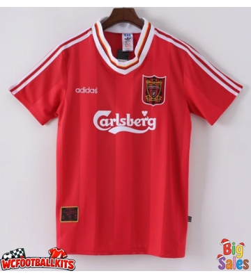 Liverpool 1995-1996 Retro Home Shirt Men Short Sleeve