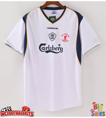 Liverpool 2001-2002 Retro Away Shirt Men Short Sleeve