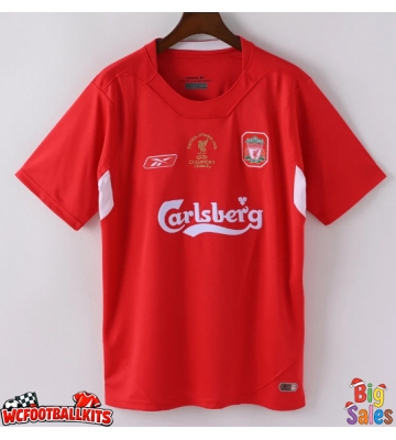 Liverpool 2004-2005 Retro Home Shirt Men Short Sleeve
