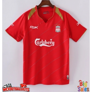 Liverpool 2005-2006 Retro Home Shirt Men Short Sleeve