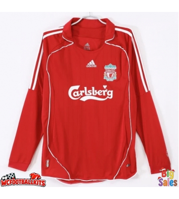 Liverpool 2006-2007 Retro Home Shirt Men Long Sleeve