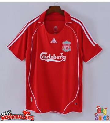 Liverpool 2006-2007 Retro Home Shirt Men Short Sleeve