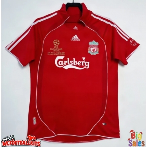 Liverpool 2006-2008 Champions League Retro Home Shirt Men Short Sleeve