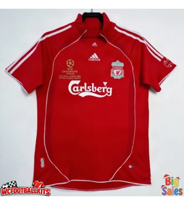 Liverpool 2006-2008 Champions League Retro Home Shirt Men Short Sleeve