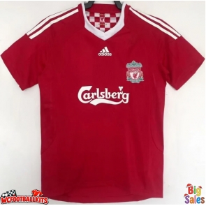 Liverpool 2008-2009 Retro Home Shirt Men Short Sleeve