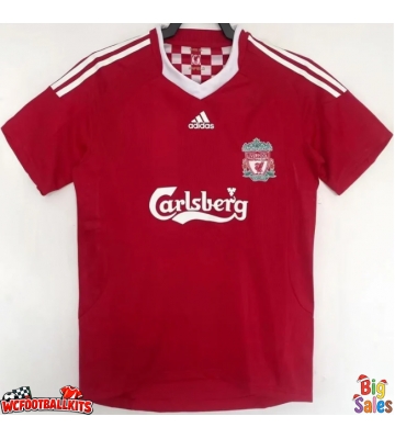 Liverpool 2008-2009 Retro Home Shirt Men Short Sleeve