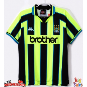 Manchester City 1998-1999 Retro Away Shirt Men Short Sleeve