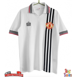 Manchester United 1975-1980 Retro Away Shirt Men Short Sleeve