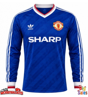 Manchester United 1986-1988 Retro Third Shirt Men Long Sleeve