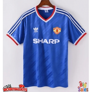 Manchester United 1986 Retro Away Shirt Men Short Sleeve