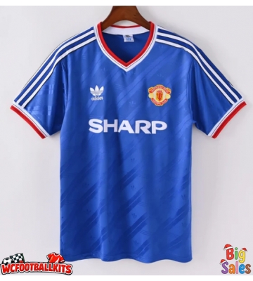 Manchester United 1986 Retro Away Shirt Men Short Sleeve