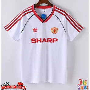 Manchester United 1988-1990 Retro Away Shirt Men Short Sleeve