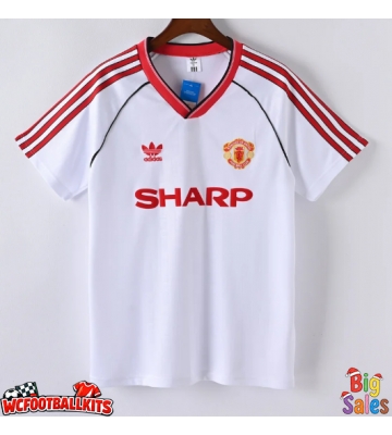 Manchester United 1988-1990 Retro Away Shirt Men Short Sleeve