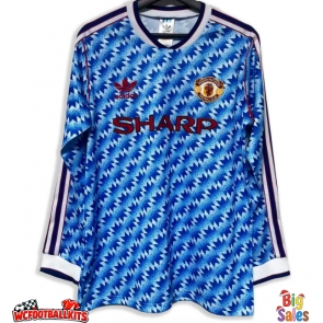 Manchester United 1990-1992 Retro Away Shirt Men Long Sleeve