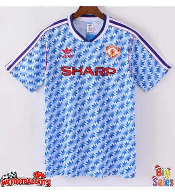 Manchester United 1990-1992 Retro Away Shirt Men Short Sleeve