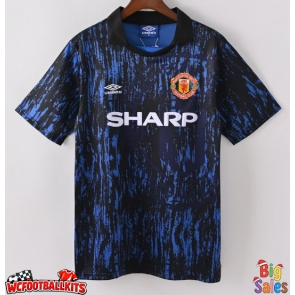 Manchester United 1992-1993 Retro Away Shirt Men Short Sleeve