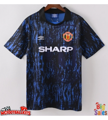 Manchester United 1992-1993 Retro Away Shirt Men Short Sleeve