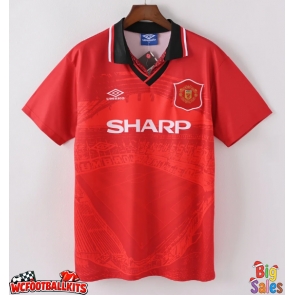 Manchester United 1994-1996 Retro Home Shirt Men Short Sleeve