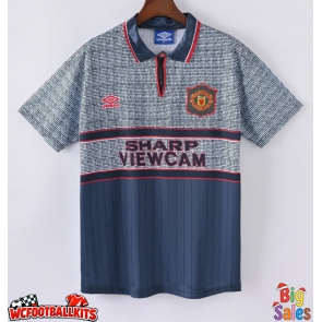 Manchester United 1995-1996 Retro Away Shirt Men Short Sleeve