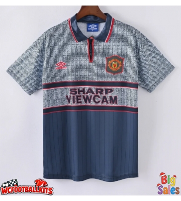Manchester United 1995-1996 Retro Away Shirt Men Short Sleeve