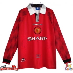 Manchester United 1996-1997 Retro Home Shirt Men Long Sleeve