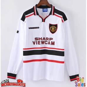 Manchester United 1998-1999 Retro Away Shirt Men Long Sleeve