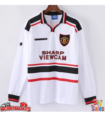 Manchester United 1998-1999 Retro Away Shirt Men Long Sleeve
