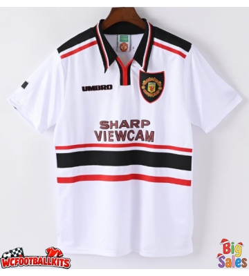 Manchester United 1998-1999 Retro Away Shirt Men Short Sleeve