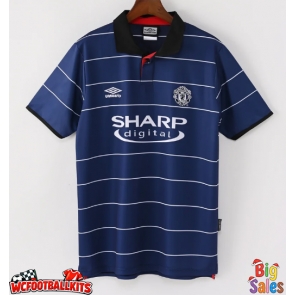Manchester United 1999-2000 Retro Away Shirt Men Short Sleeve