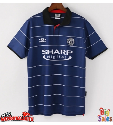 Manchester United 1999-2000 Retro Away Shirt Men Short Sleeve