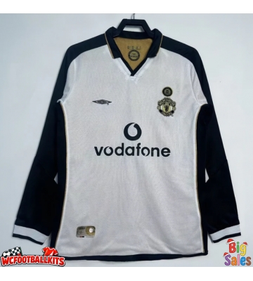 Manchester United 2001-2002 Retro Away Shirt Men Long Sleeve
