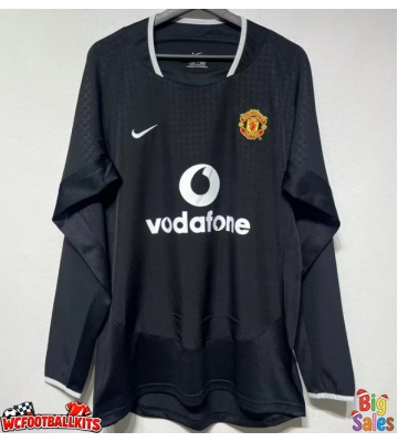 Manchester United 2003-2004 Retro Away Shirt Men Long Sleeve