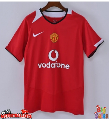 Manchester United 2004-2006 Retro Home Shirt Men Short Sleeve