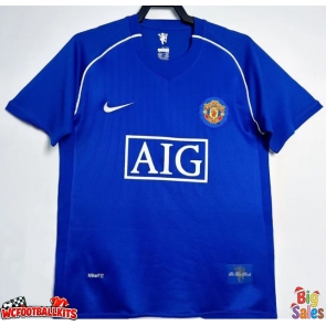 Manchester United 2007-2008 Goalkeeper Retro Home Shirt Men Short Sleeve