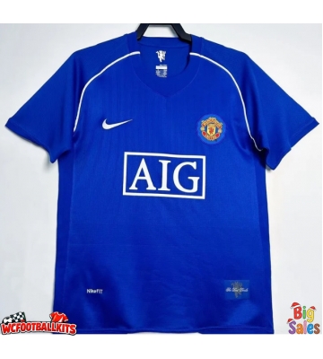 Manchester United 2007-2008 Goalkeeper Retro Home Shirt Men Short Sleeve