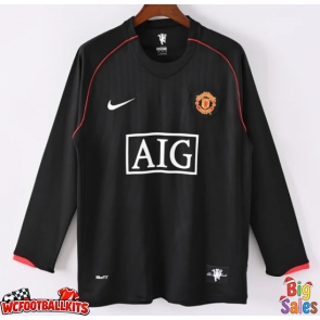 Manchester United 2007-2008 Retro Away Shirt Men Long Sleeve