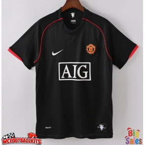 Manchester United 2007-2008 Retro Away Shirt Men Short Sleeve