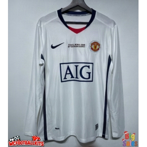 Manchester United 2008-2009 Retro Away Shirt Men Long Sleeve