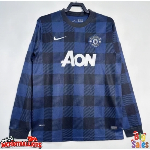 Manchester United 2013-2014 Retro Away Shirt Men Long Sleeve