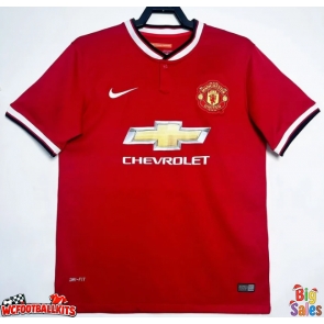 Manchester United 2014-2015 Retro Home Shirt Men Short Sleeve